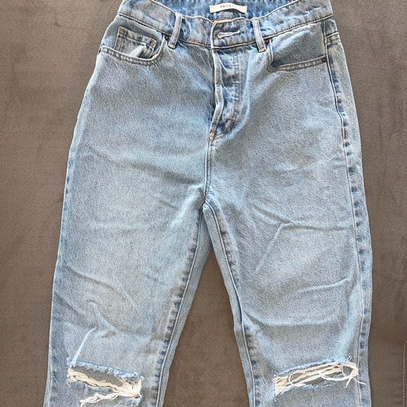PacSun ripped high waisted straight jeans - Picture 2 of 3